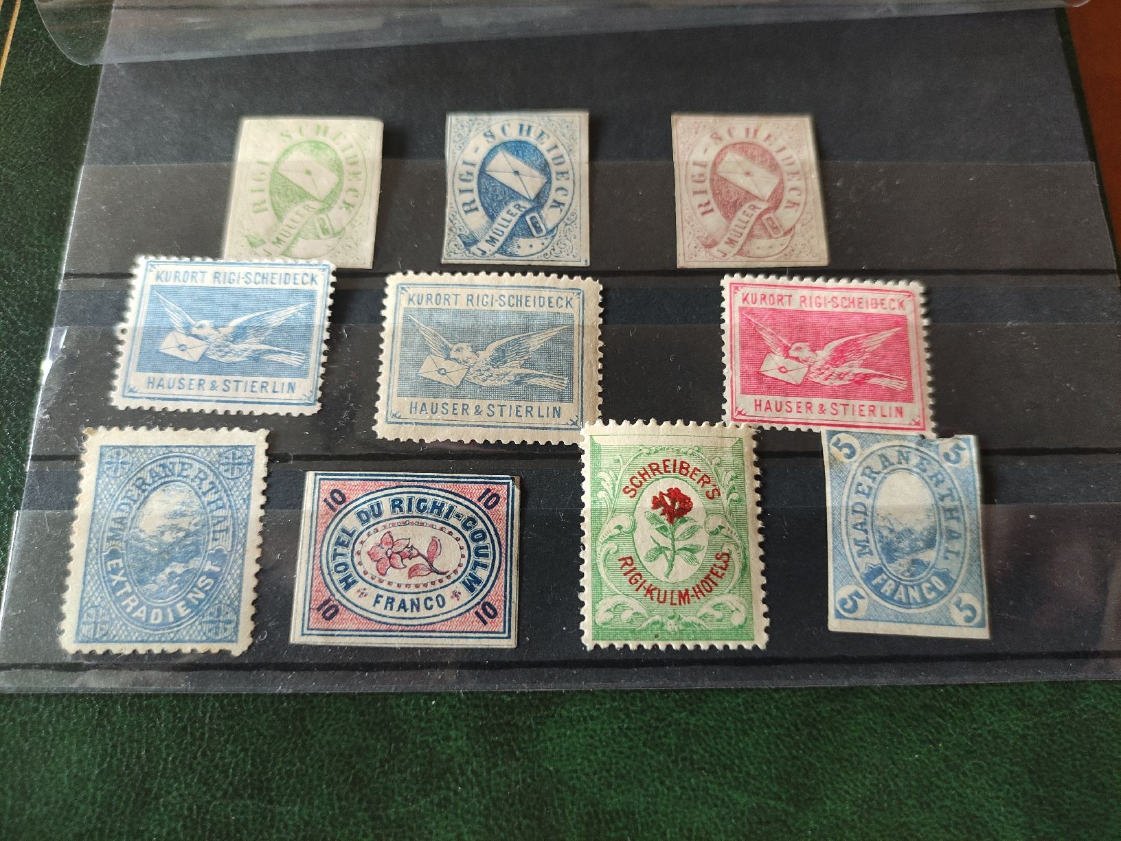Alle Briefmarken: Hotelpostmarken – Gebraucht aus St. Gallen von Pintador 5