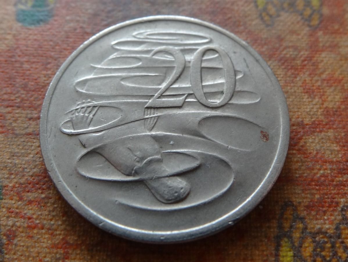 Tutti le monete: AUSTRALIA  20  Cents  1973 – Usato da Romanel-sur-Lausanne venduto da Swift13