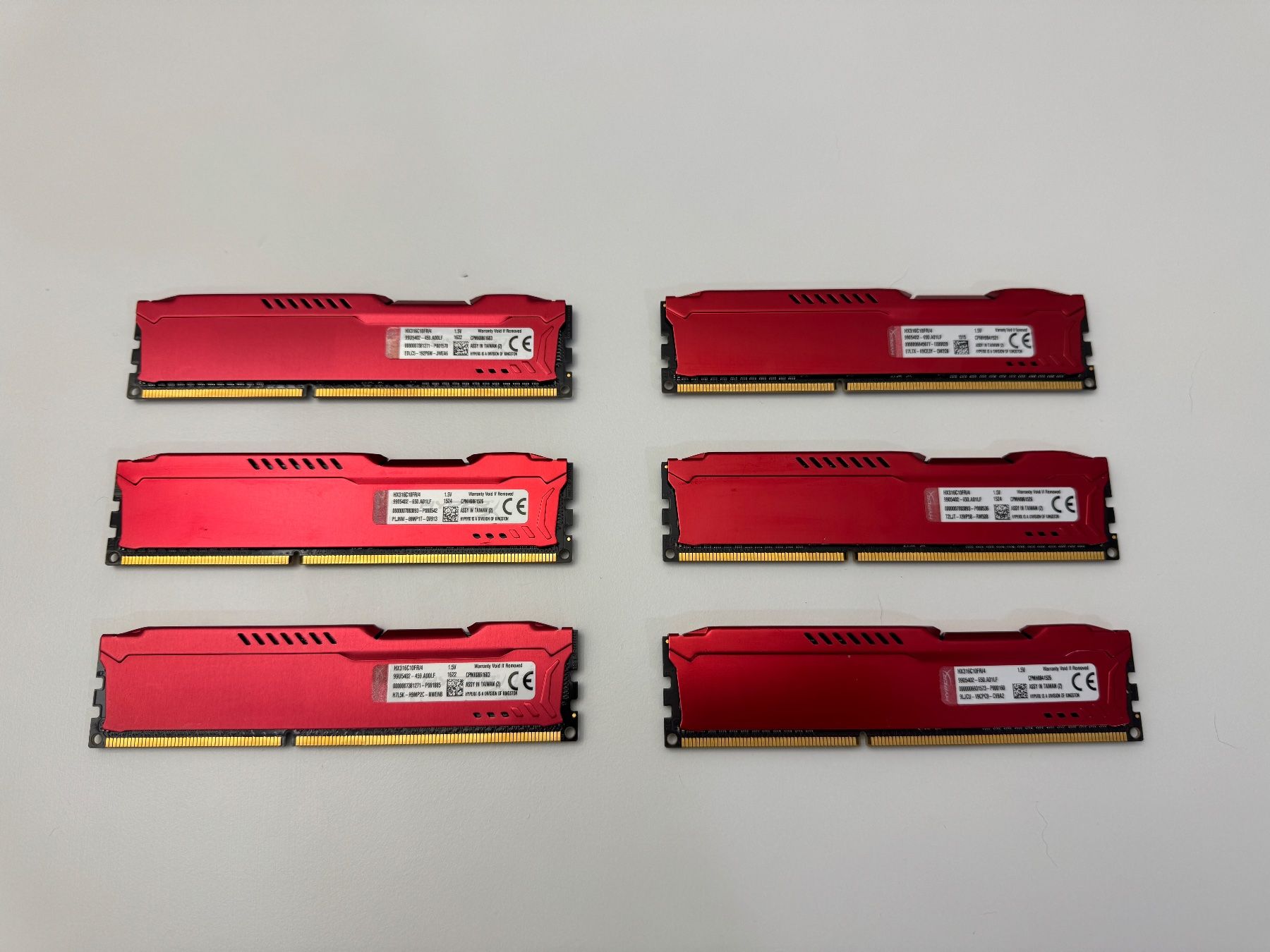 Hyperx Memoria / RAM: HyperX 6x4GB DDR3 1600MT/s DIMM – Usato da Renens VD venduto da boson_2173 1
