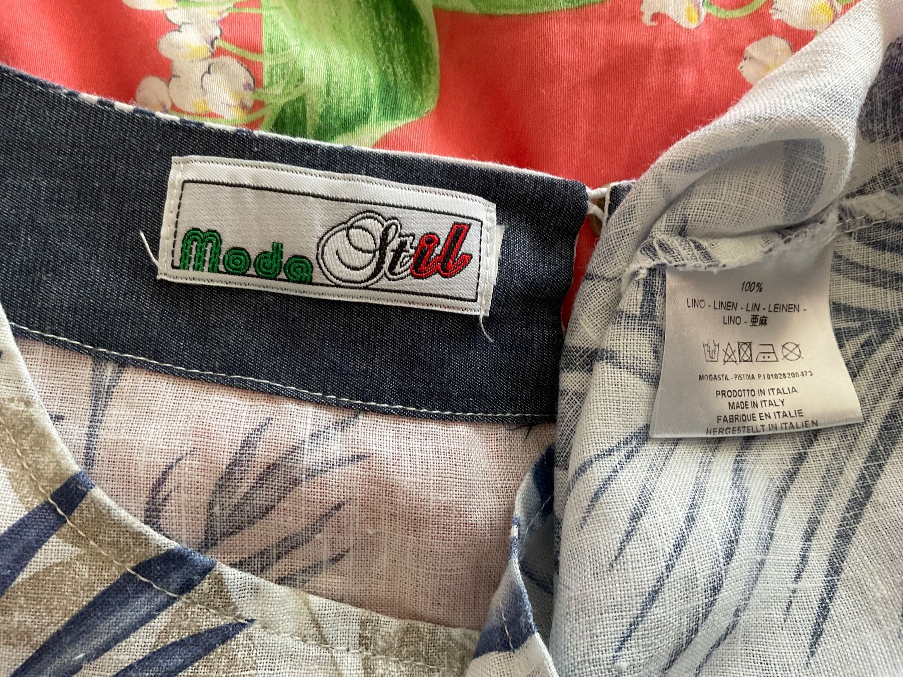 Camicette: Moda Stil wunderschöne 100% Leinen Bluse Tunika Gr S/M NEU – Nuovo (secondo la descrizione) da Urdorf venduto da alda02 5