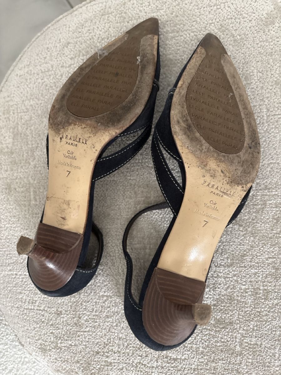 Damenschuhe: Chaussures à talon noir pointues taille 39 – Gebraucht aus Pfäffikon SZ von Laladi8001 1