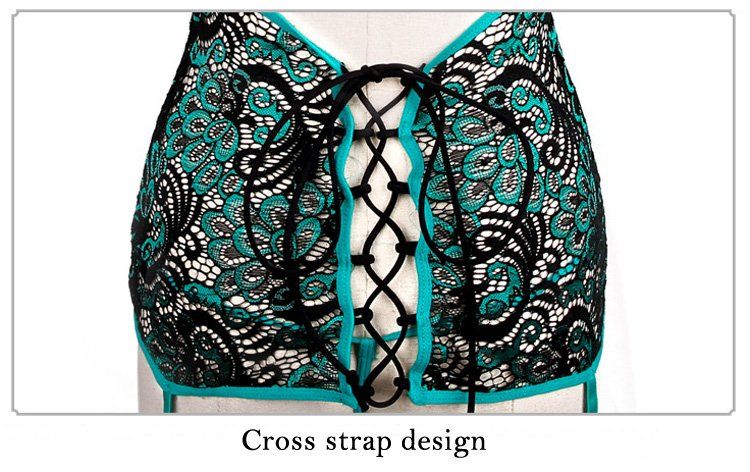 Altra biancheria intima: Mega Erotisches Straps Dessous Negligee Set Gr. L – Nuovo e nell'imballaggio originale da Dallenwil venduto da dein-mega-style 6
