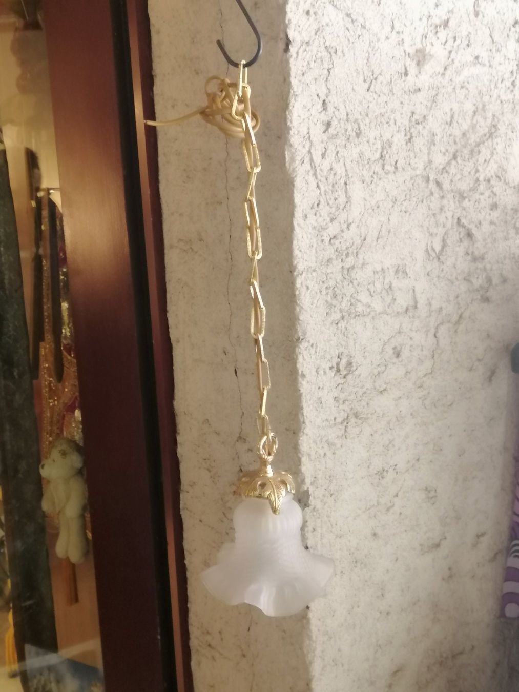Lampade: Original Jugendstil Glaslampe – Usato da Rheinfelden venduto da Cleopatra2000 2