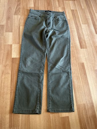 Angels Damen Jeans, Olivgrün, Gr. 34, einf. Bundweite 33 cm