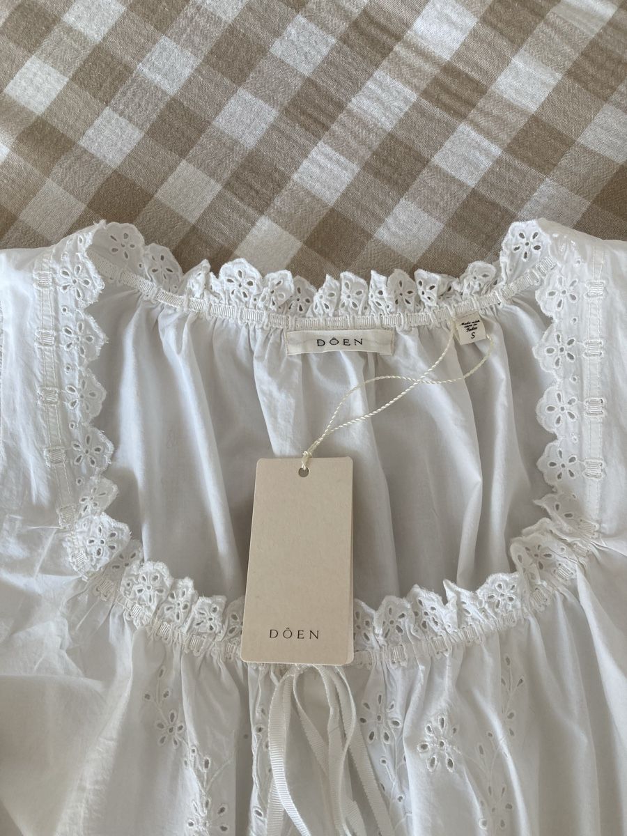Dôen Camicette: Dôen Nera blouse – Nuovo e nell'imballaggio originale da Bottmingen venduto da Poppyfields 2