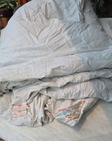 Gans-daunen Duvet white 160x210 cm used