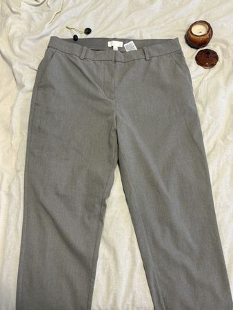 Pantalon femme H&M gris coupe classique taille 46
