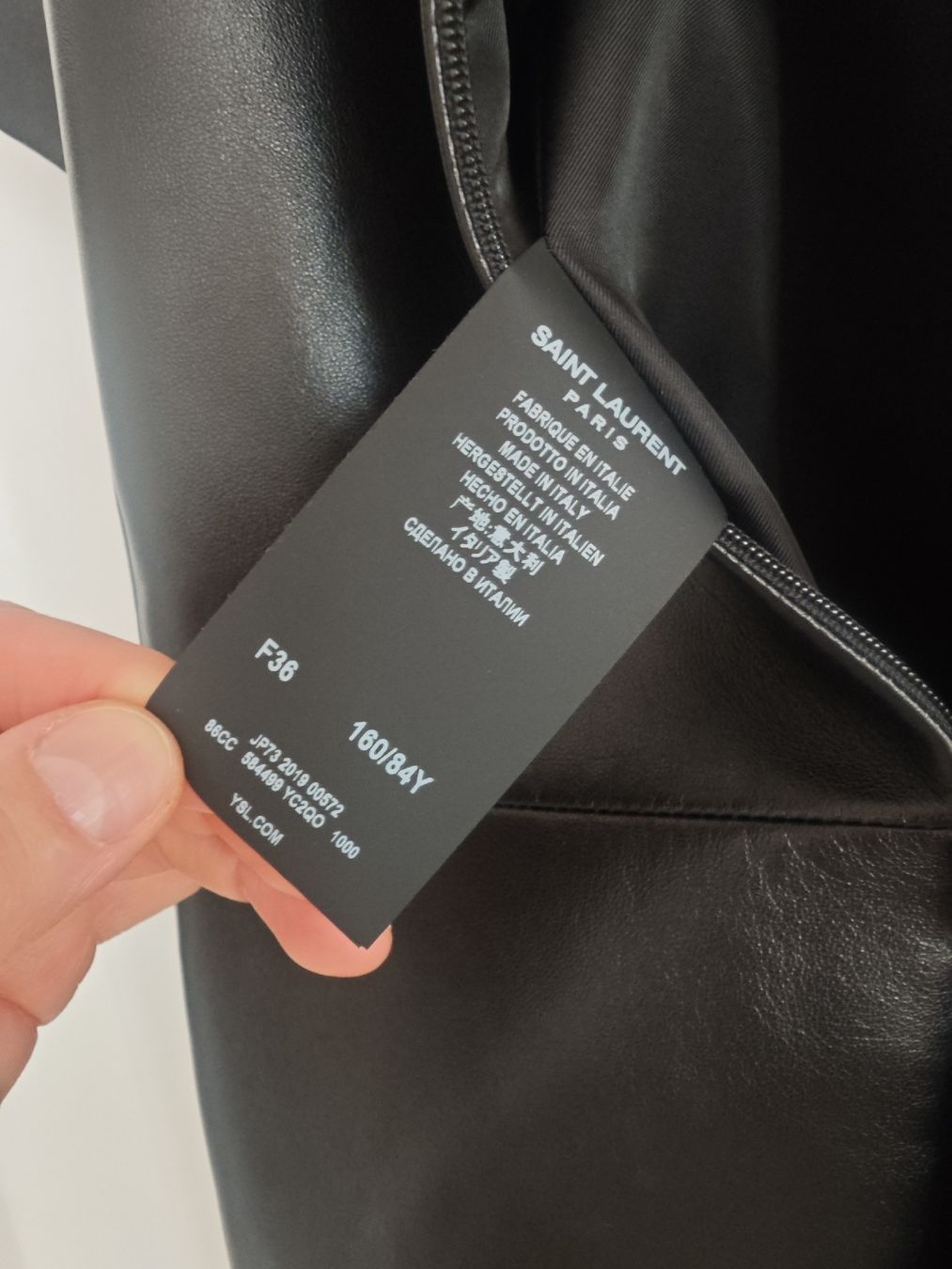 Saint Laurent Vestiti: SAINT LAURENT Lederkleid – Nuovo (secondo la descrizione) da Erlenbach ZH venduto da nlh 4