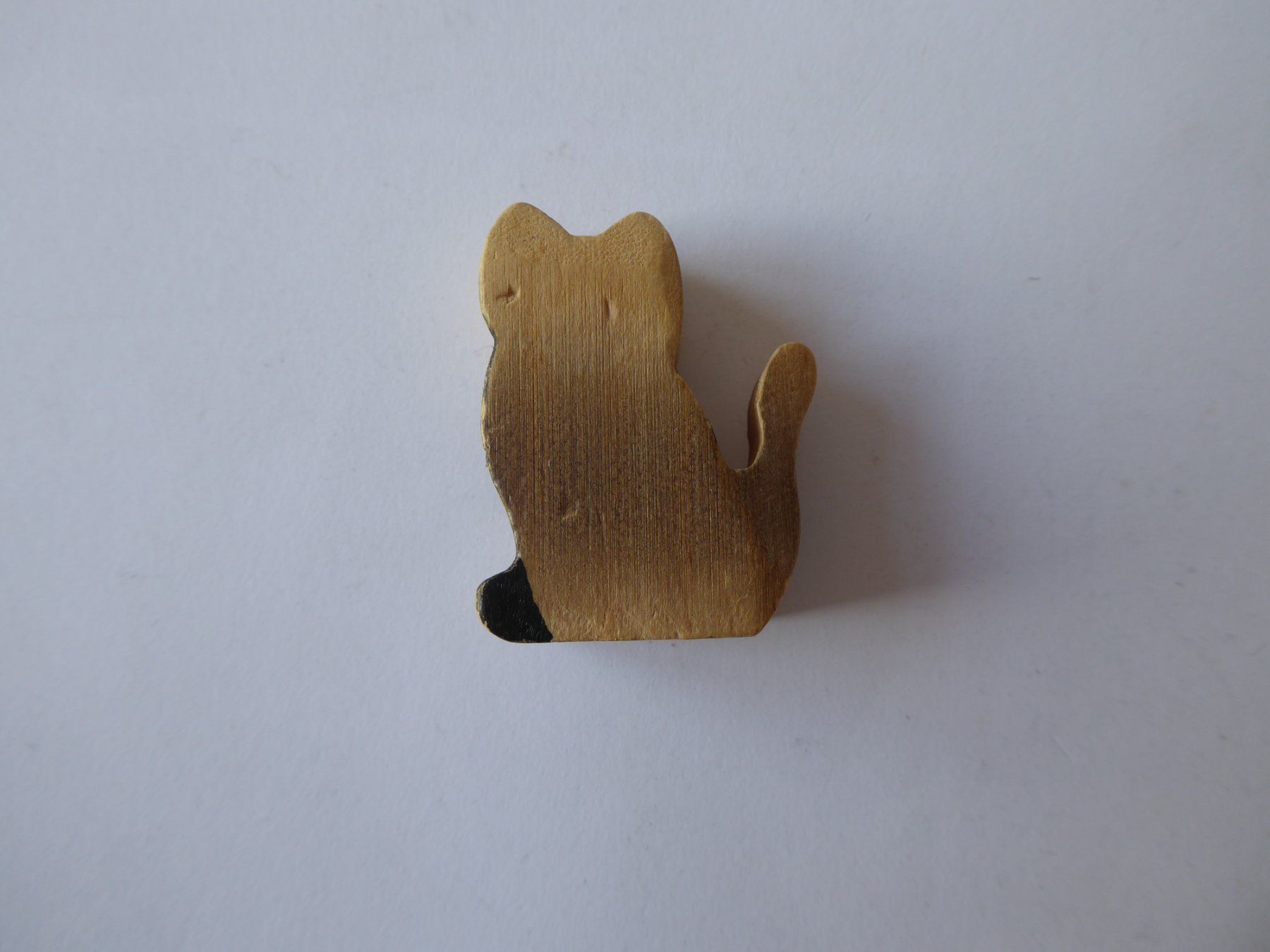 Trauffer Giocattoli: 1 Katze, 4,5cm hoch, aus Holz, Trauffer – Usato da Turbenthal venduto da Nautop 3