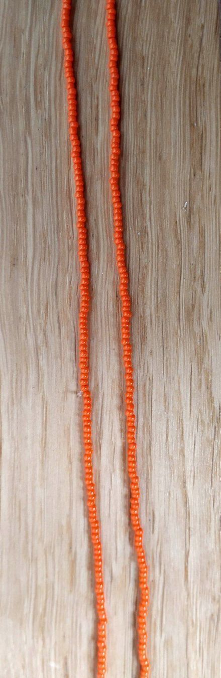 Catenine: Collier de perles oranges – Usato da Carouge GE venduto da for_8yym