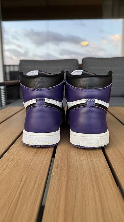 Jordan Scarpe da uomo: Jordan 1 High Retro Court Purple – Usato da Lenzburg venduto da turcibrothers 2