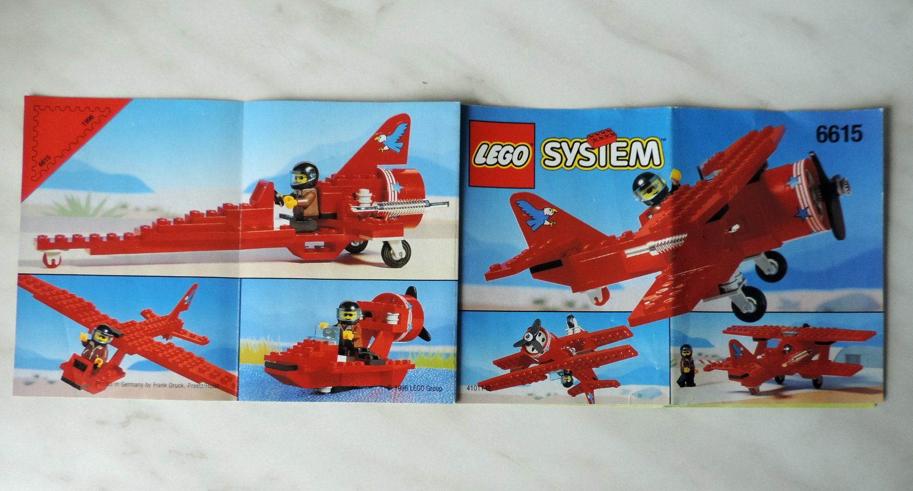 Lego Giocattoli: Eagle Stunt Flyer,  Set 6615  (1996) – Usato da Burgdorf venduto da ursla50 4