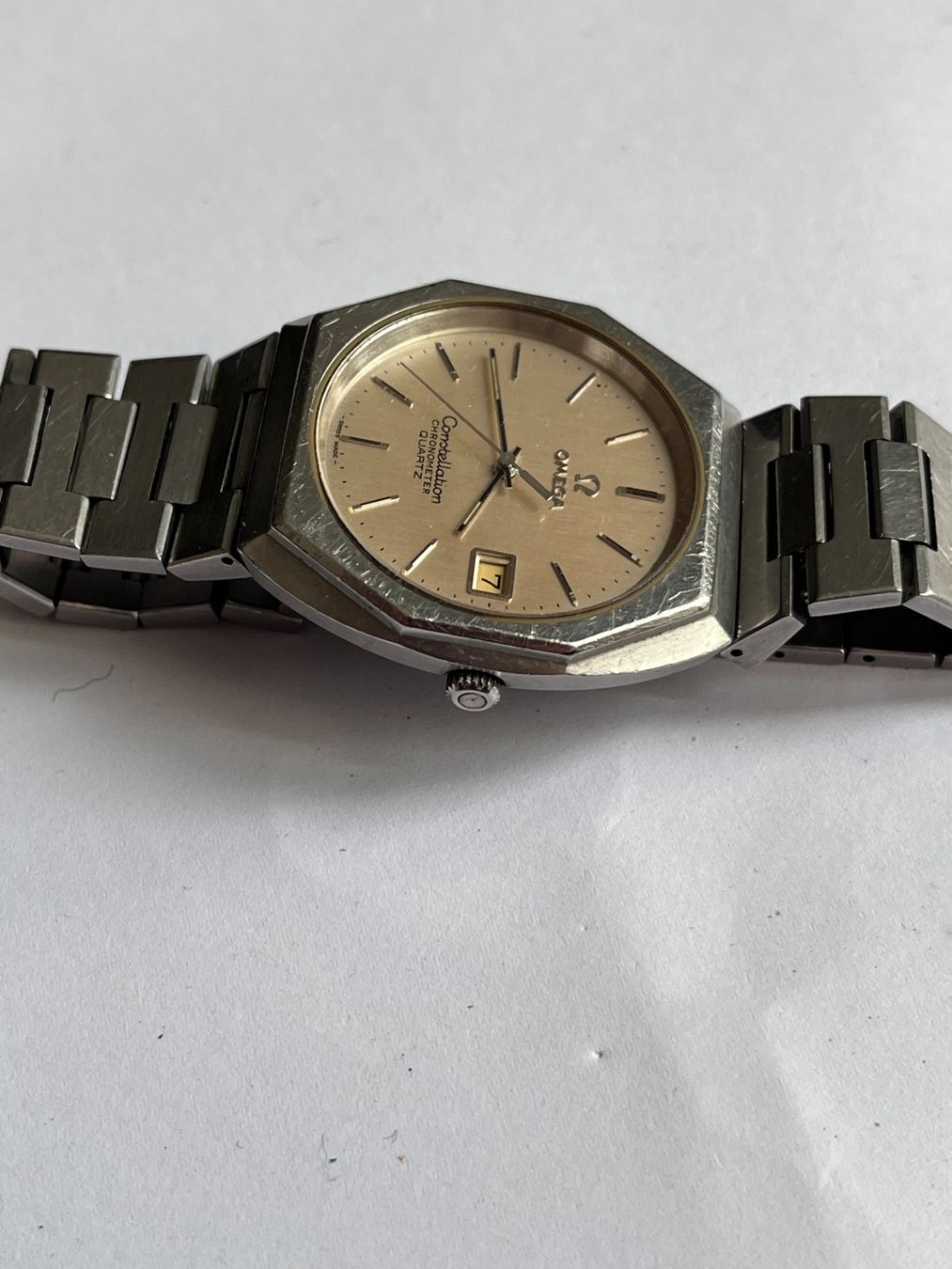 Omega Uhren: Omega Constellation Chronometer Quartz – Gebraucht aus Worblaufen von chronyves 7