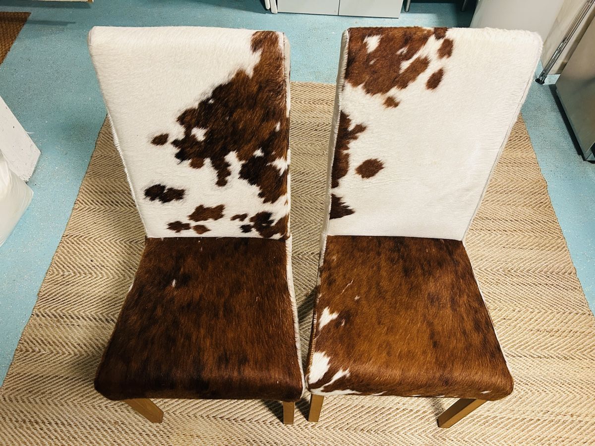 Stühle: Kuhfell Stühle 2x – Gebraucht aus Hagendorn von matisse01