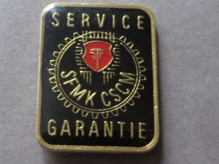 Plaketten & Abzeichen: PIN, SFMK CSCM SERVICE GARANTIE – Gebraucht aus Neuhausen von luckimucki