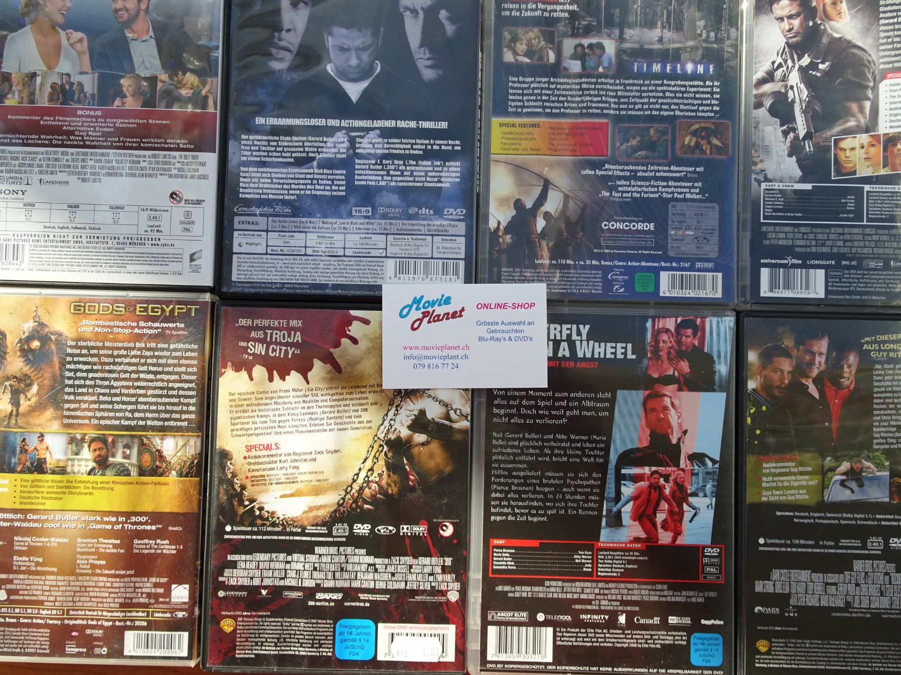 Tutti i DVDs: Gerard Butler Filme no.2 – Usato da Schenkon venduto da Movieplanet 2