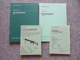 4 Regl. der CH-Armee, Panzerfaust, Sprengrohr, Stgw 90 NGST