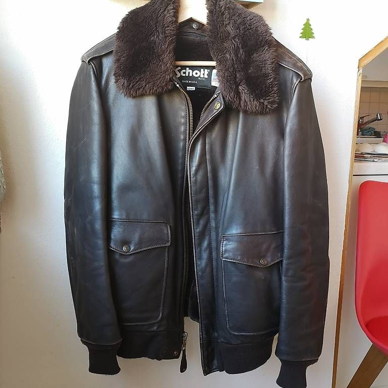 Jacken: Schott lederjacke – Gebraucht aus Wetzikon ZH von mau_m2bm