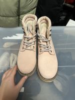 Rosa Winterboots, warm gefüttert - Grösse 38, Neu!