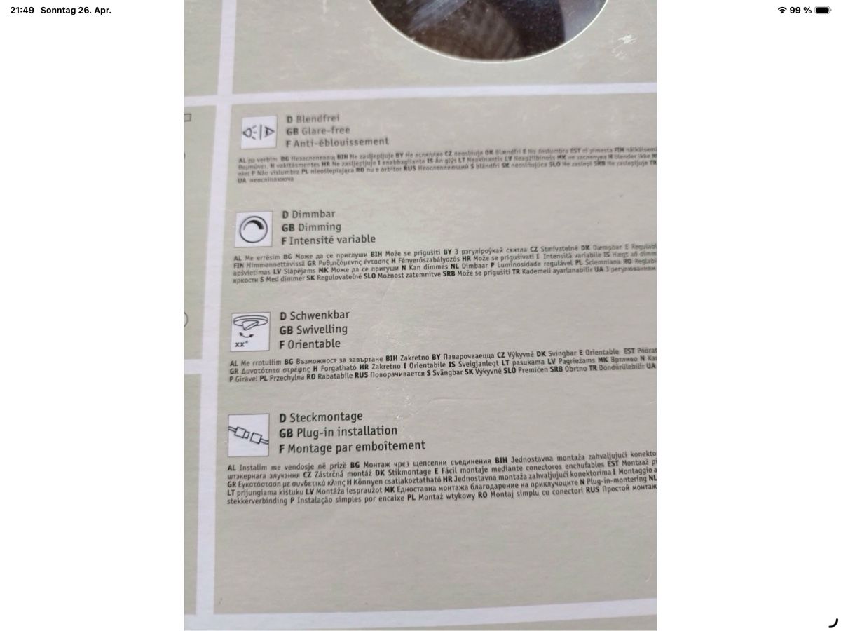 Paulmann Lampadari & plafoniere: Paulmann LED Einbaustrahler Set, 2 Stk, Neu & OVP! – Nuovo e nell'imballaggio originale da Wangen b. Olten venduto da Zauberfee65 4