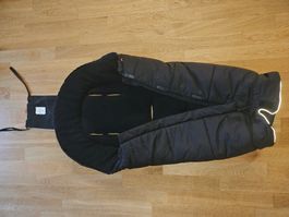 Kaiser Fusssack für Kinderwagen schwarz gebraucht
