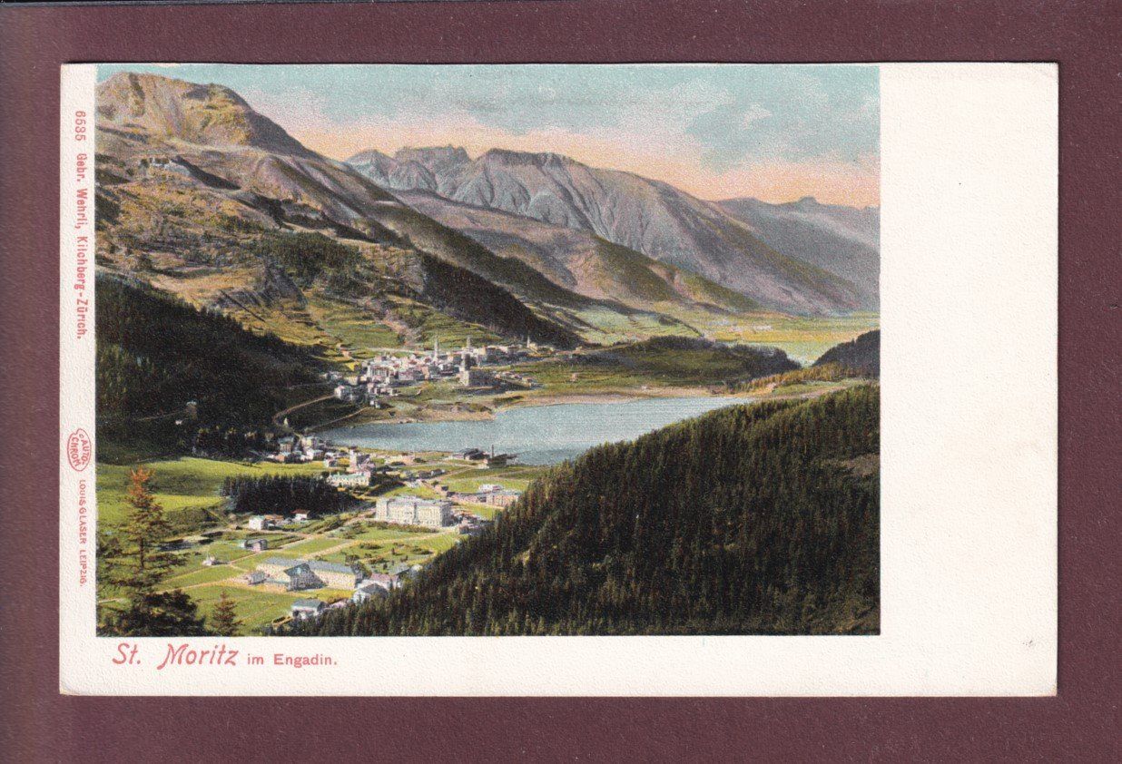 Cartes postales: ST. MORITZ im Engadin – D'occasion à Pully par nicecards