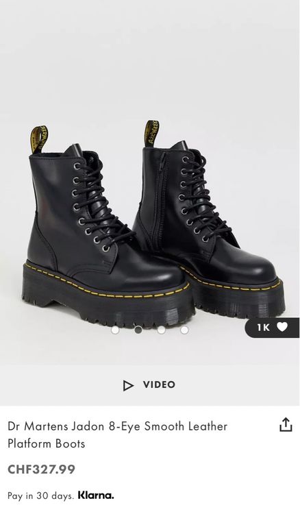 Airway Martens Jadon size 37 black (Neu (gemäss Beschreibung