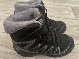 Salomon Kinder Winterstiefel Gr. 33 schwarz ungetragen