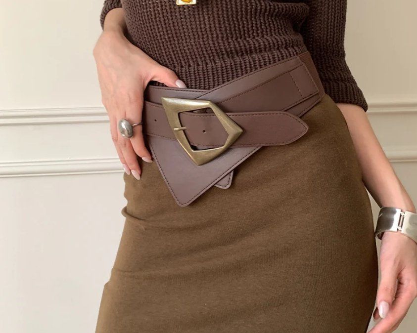 Cinture: 2x Arma Cosmopolit breiter Gürtel (schwarz und braun) – Nuovo e nell'imballaggio originale da Lausanne venduto da FASHION-WORLD-SHOP 4