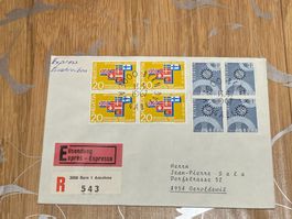 CH FDC  Einschreiben Eilsendung 1967