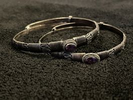 2 Armreife Silber 925