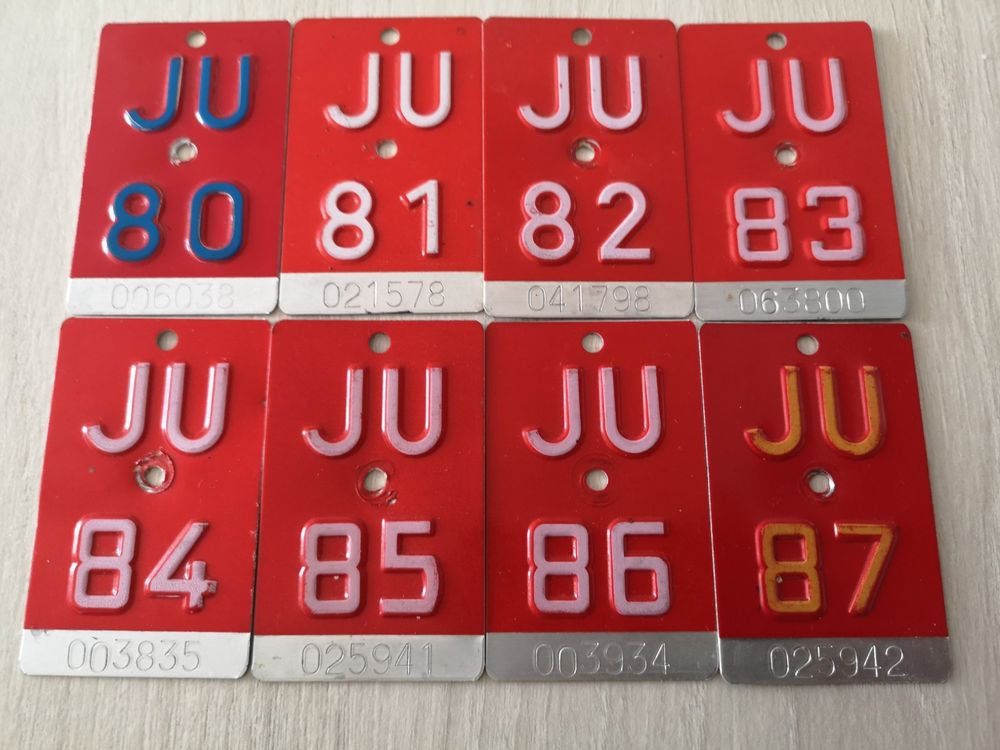 Les 8 plaques en relief du Jura Kaufen auf Ricardo