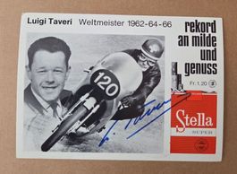 Foto Karte Luigi Taveri Autogrammkarte