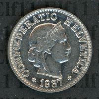 CHF___0.05 1937 unz-stgl 5 Rappen