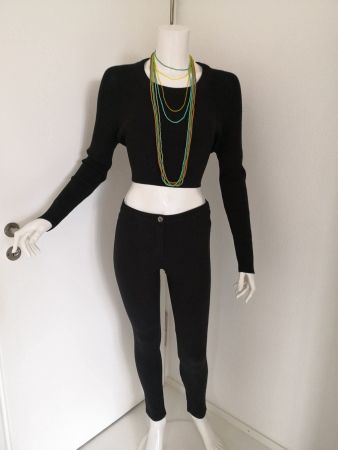🤩MANGO SUIT STRETCH HOSE SCHWARZ NEUWERTIG & GUCCI P.