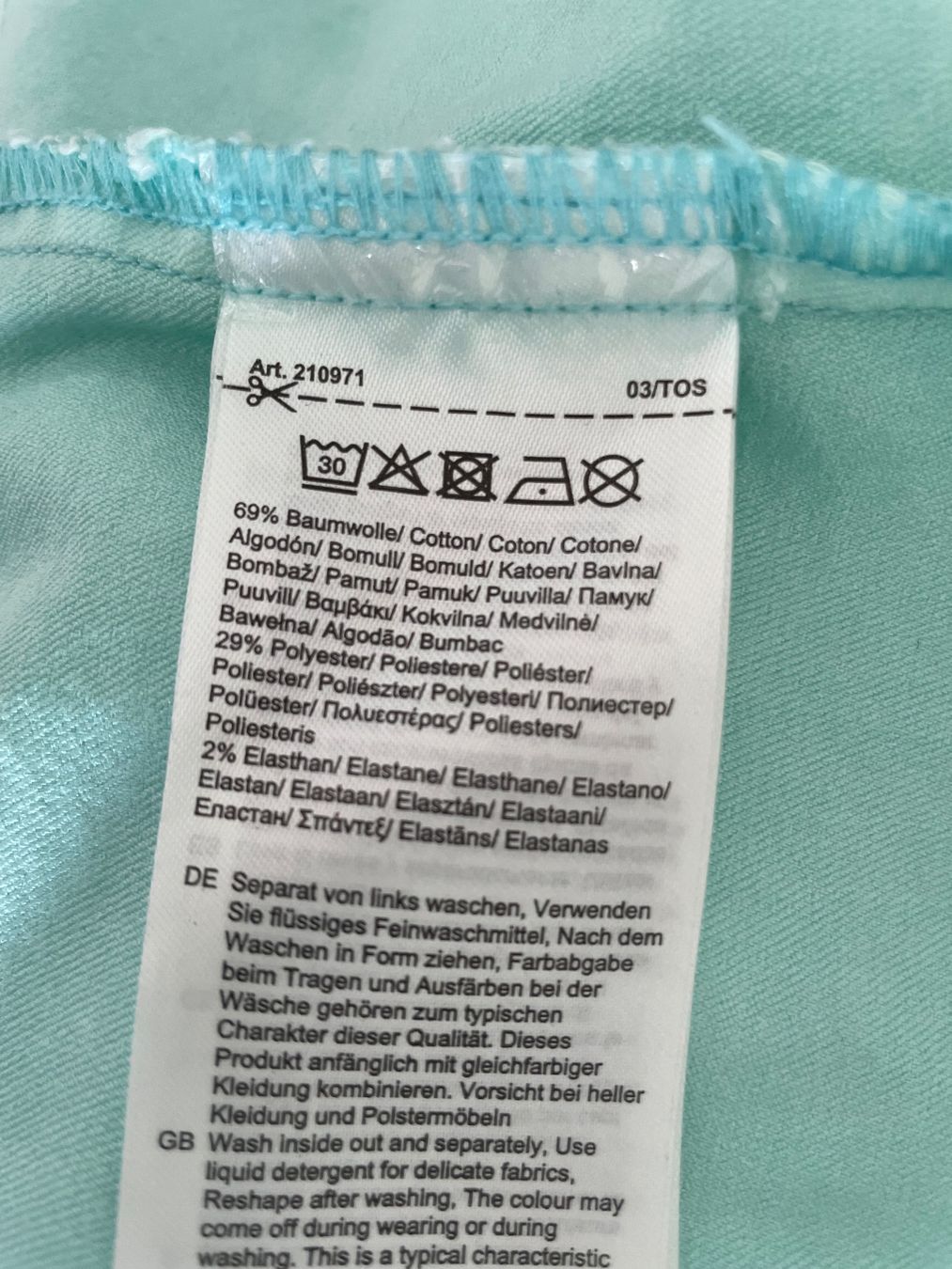 Giacche: Jeansjacke in türkis – Usato da Neuwilen venduto da bobbel01 2