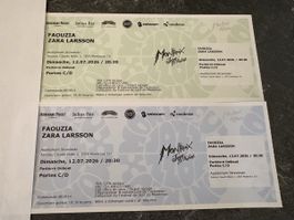 2 Tickets Faouzia/Zara Larsson am 12.07.2026 in Montreux