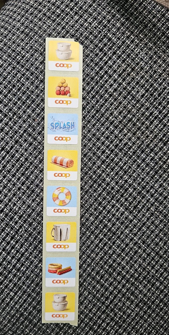 Coop Timbres & points: 8 Coop Splash Kleberli – Neuf (Voir description) à Wattwil par Belinda98