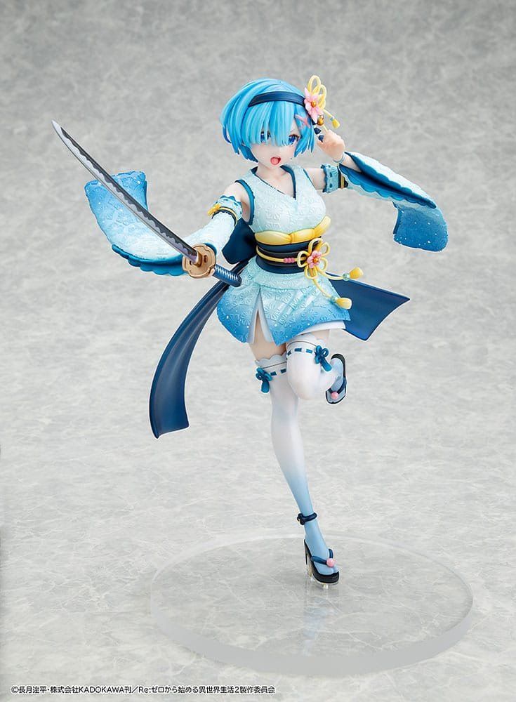Statuette: Re:ZERO -1/7 Rem Combat Outfit Ver. 22 cm – Nuovo e nell'imballaggio originale da St-Imier venduto da ATTAKSHOP 2