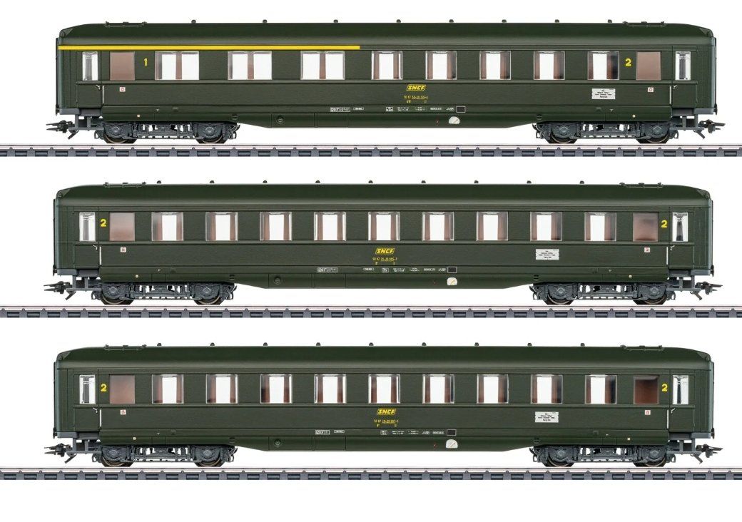 Märklin Modellini di ferrovie: Märklin SNCF Wagenset mit LED 43230 – Nuovo e nell'imballaggio originale da Geroldswil venduto da TopTrain54 1