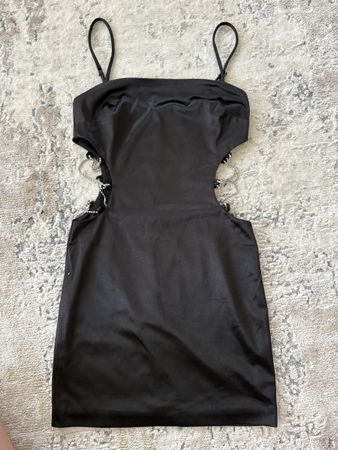 Minikleid schwarz mit Cutouts