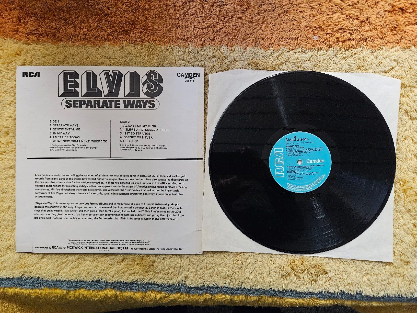 Dischi in vinile: Elvis Presley Schallplatte Lp - Separate Ways – Nuovo (secondo la descrizione) da Lyss venduto da Alexine 1