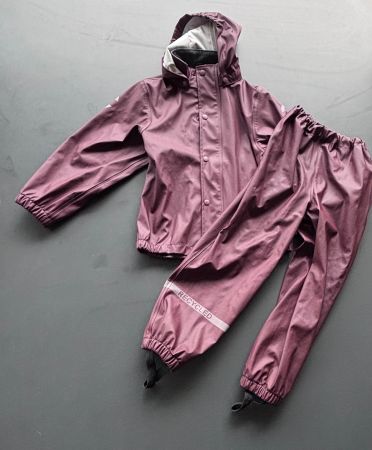 Mikk-Line Burgundy rainwear, Size 110