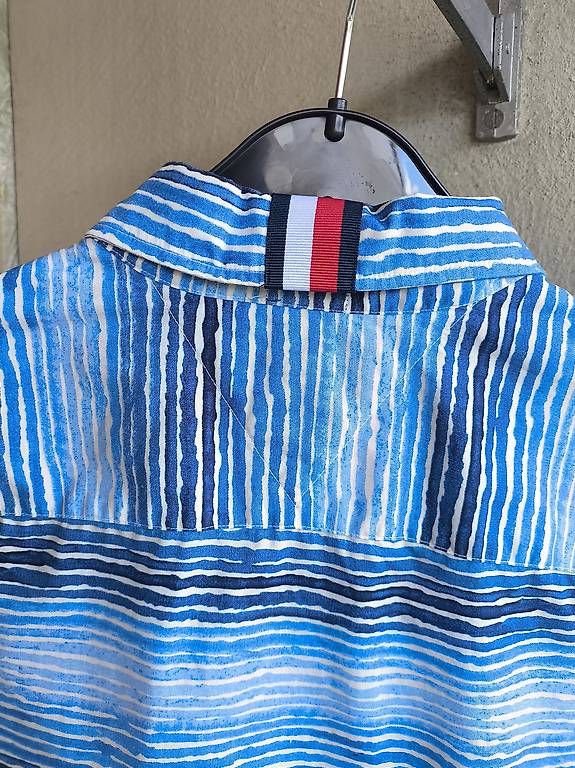 Hemden: Wasserfarben Shirt Tommy  – Gebraucht aus Wädenswil von Preppy 3