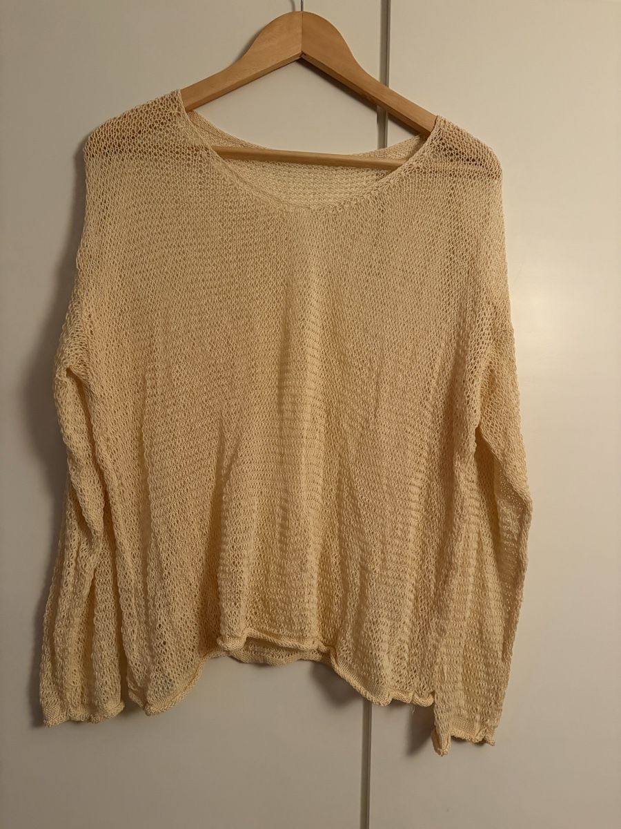 Maglioni & Felpe: Damen Pullover grob gestrickt beige Grösse M gebraucht – Usato da Frenkendorf venduto da lrhggrty