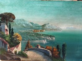 Abendsonne auf Sorrento - Oelgemälde, signiert