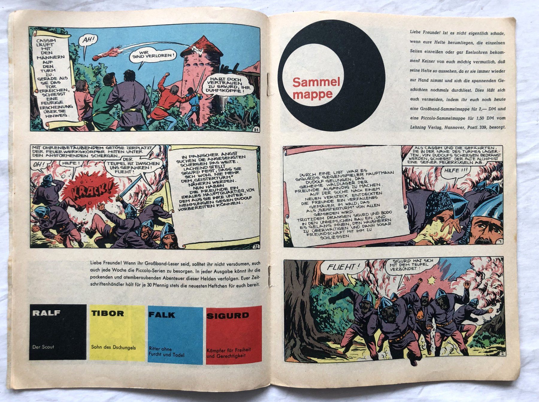 Fumetti: SIGURD - DER RITTERLICHE HELD - Band 88 – Usato da Schaffhausen venduto da durruti 3