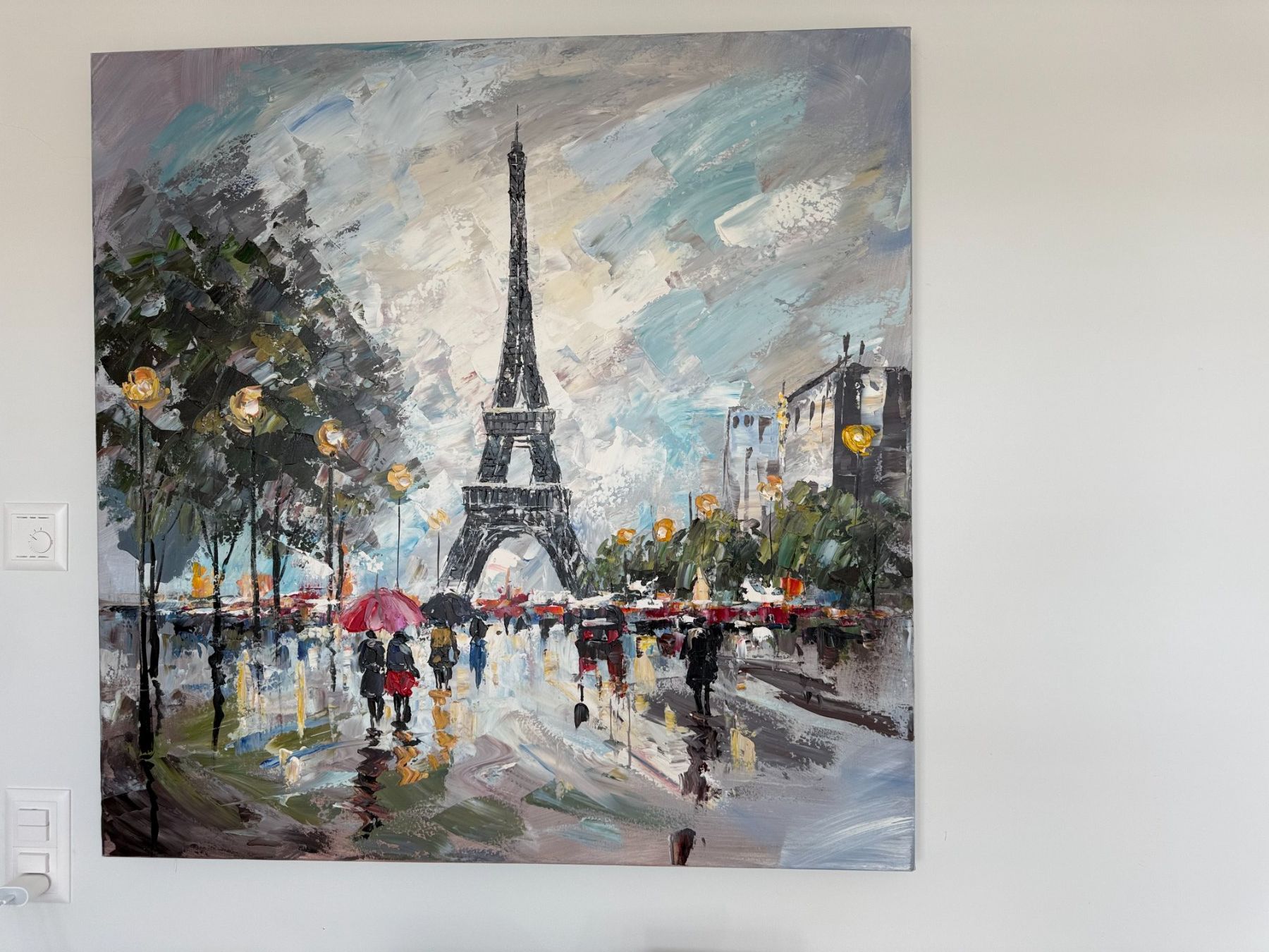Dipinti: Gemälde Paris Eiffelturm, Kunst, Ölbild, handgemalt – Usato da Buchs AG venduto da NovidarteAG 2