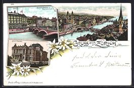Zürich, Gesamtansicht, Stadttheater, Ba