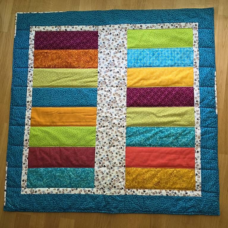 Coperte: Couverture en Patchwork - Artisanat Suisse,100x100 – Usato da Orbe venduto da Adaline.64